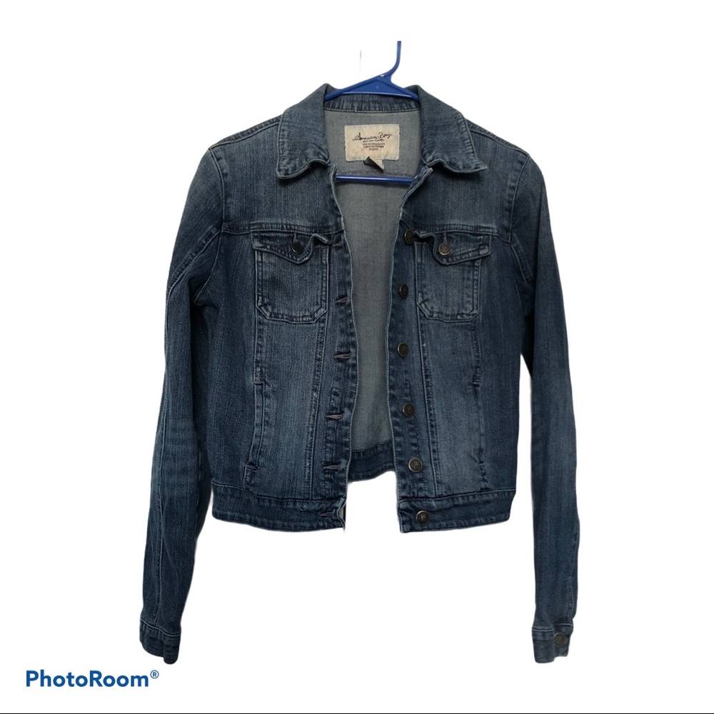 American Rag Cropped Jean Jacket | Medium